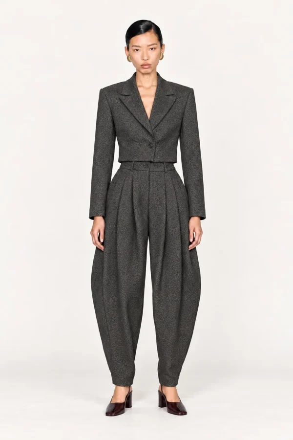 SILLAGE — Pantalon à doubles plis, vue de face