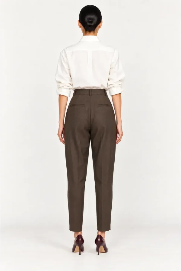 CÈDRE — Pantalon ballon en coton, vue de dos